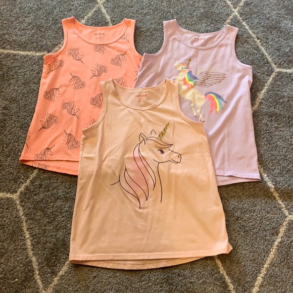 Cat & Jack girls tank tops